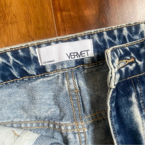 Vervet Womens Jeans Size 28 Blue Light Wash Denim Mom Distressed Pants Bottoms - Picture 2 of 7
